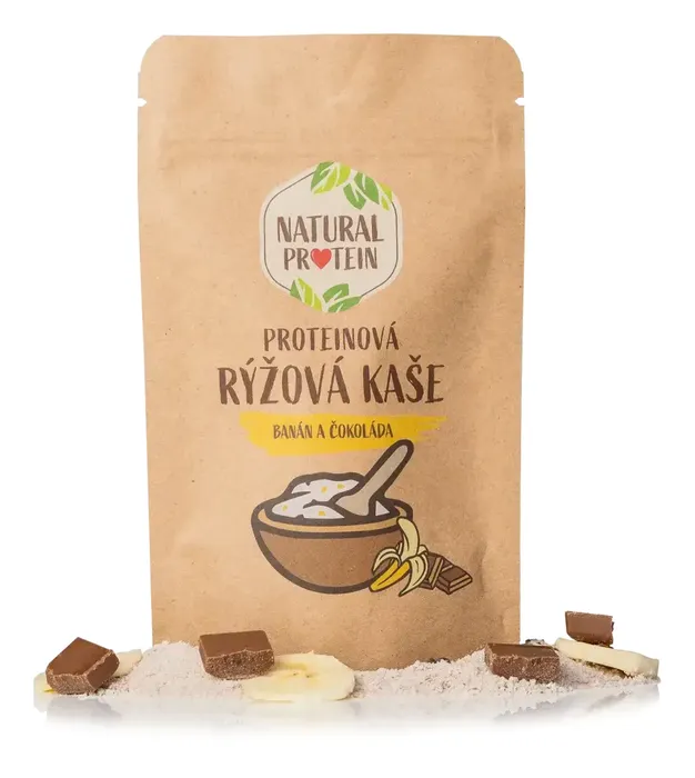 NaturalProtein Proteinová rýžová kaše banán a čokoláda 60 g